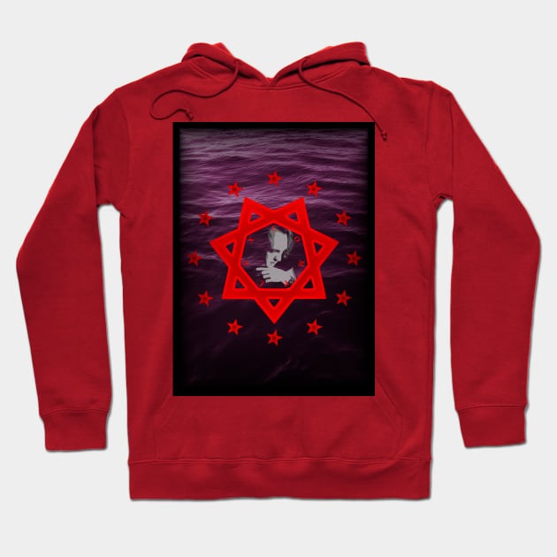 Cassandra Complex - Beneath The Purple Waves Hoodie by OriginalDarkPoetry